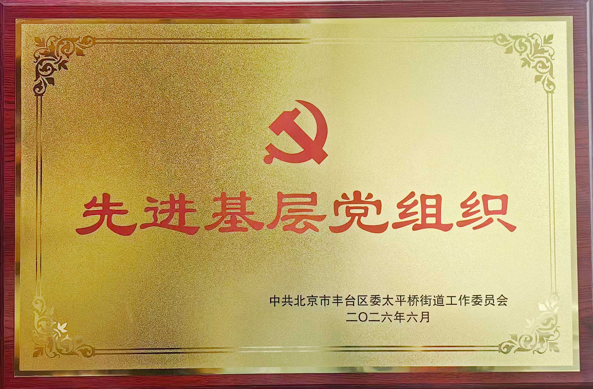 喜报｜党建引领践初心 载誉前行庆华诞——WQT.COM玩球通-玩球通(中国)
招标集团党支部获评辖区“优秀基层党组织”